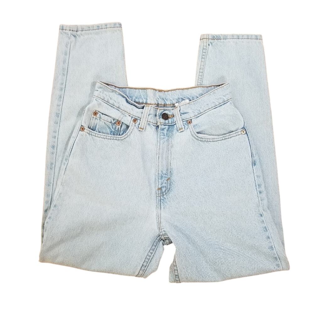 Levi's Jeans Womens 6 521 High Rise Tapered Fit Rare Icey Wash Vintage 1990s
